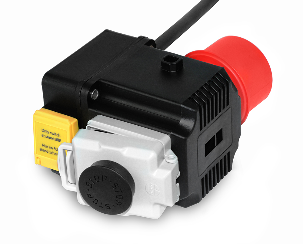 400V motorbrytare, rotation moturs/medurs, on-off stopp