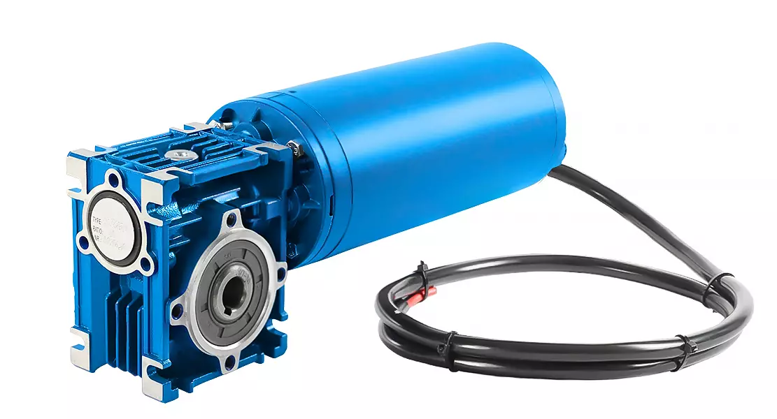 CMRV030 DC100-2, 12V, 0,14 kW, 60 rpm, IP66 snäckväxelmotor