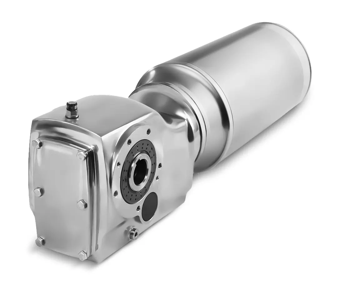 ESK67-90S-4-1.1 kW-29 rpm vinkelväxelmotor i rostfritt stål