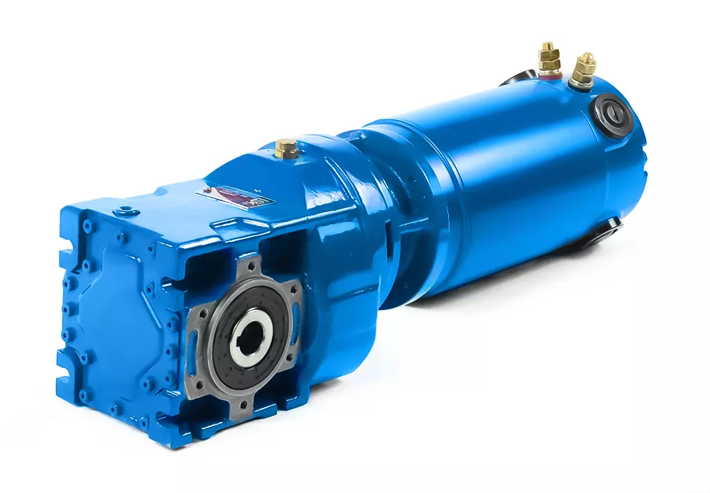 KV002-DC250-2-0,35 kW-270 varv/min Konisk växlad motor