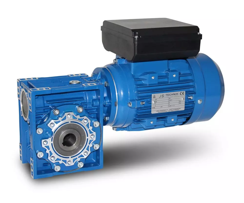 Snäckväxellåda med AC-motor